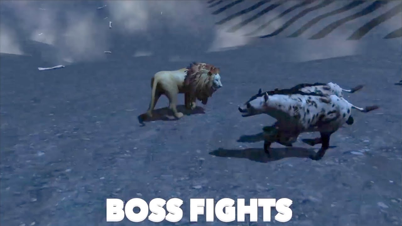 🦁Furious Lion Vs Angry Hyena King👑Boss Fight , Ultimate Lion Simulator