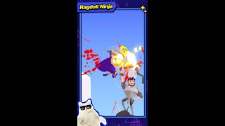 Ragdoll Ninja;Top Gameplay All Levels Walkthrough Android, iOS New Game Update #shorts#mobilegame screenshot 2