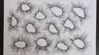 Pattern 61|How to draw pattern|floral pattern|zentangle pattern|pattern tutorial|easy doodle pattern
