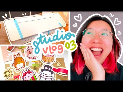 Launching my ETSY SHOP 😱,  Unboxing SILHOUETTE CAMEO 4🌟, New Channel Direction 🤔 | STUDIO VLOG 03 🍓