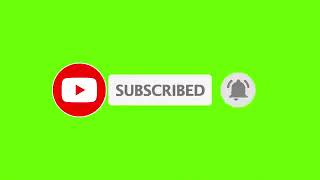 Subscriber button, Green Screen absolutely free