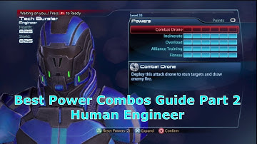 Human Engineer Tech Burst & Fire Explosion Best Power Combos Guide Pt2 Mass Effect 3 ME3 MP PS3 HD
