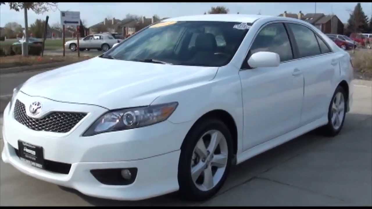 2011 Camry Se Super White Excellence Cars Direct Naperville Chicago
