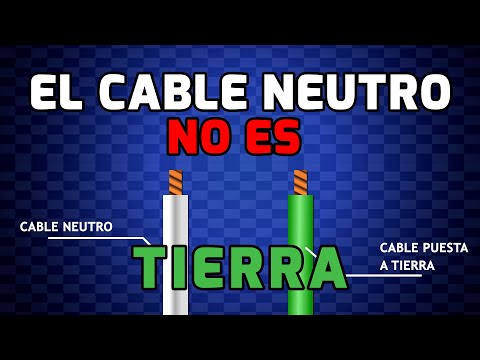 Video: ¿Es el cable neutro y de tierra lo mismo?