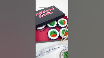 ROLLING into a new gift idea ☺️ #diy #diygift #sushi #bentobox