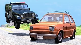 Lucky Guys #4 - BeamNG Drive Crashes, Fails, Near Misses, Funny Moments