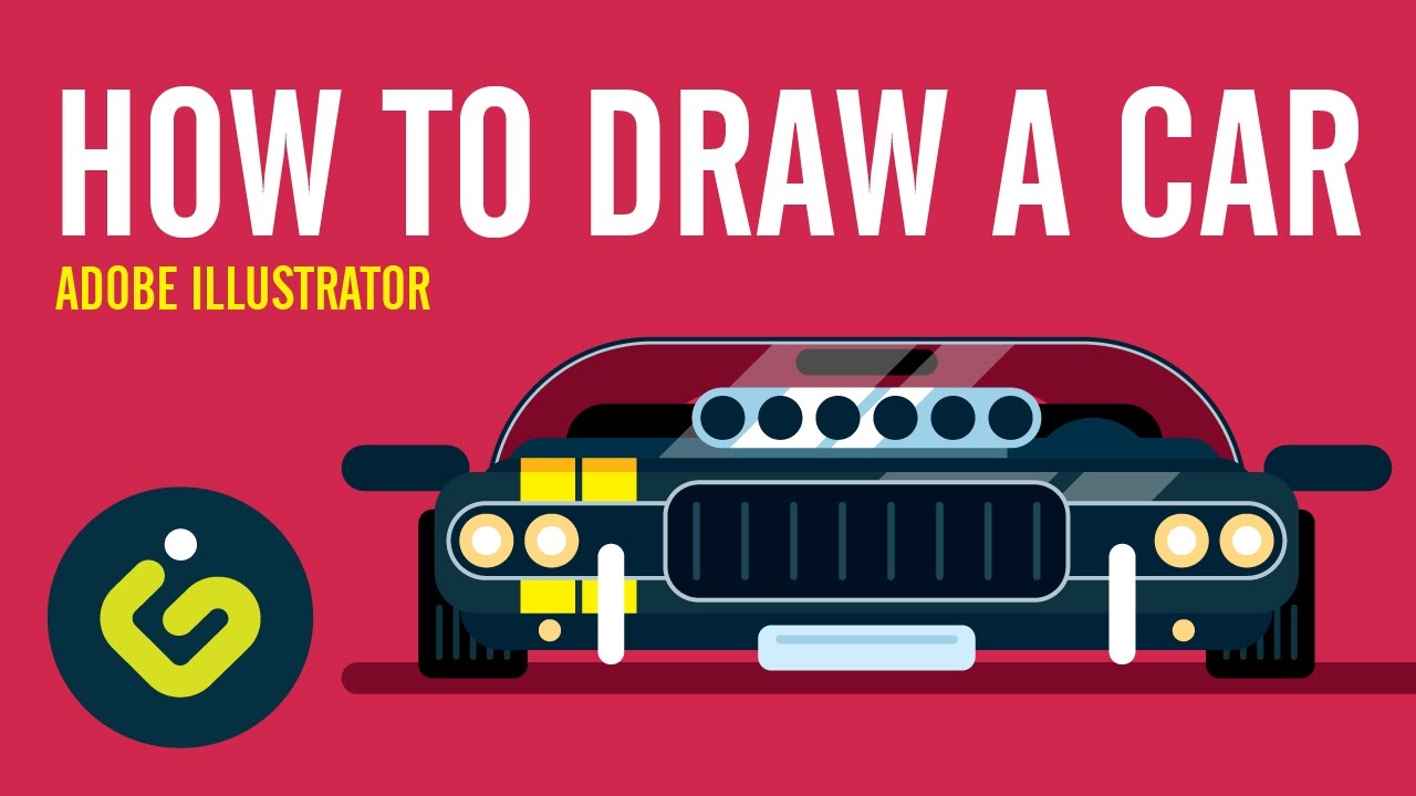 How to Draw a Car in Adobe Illustrator step by step