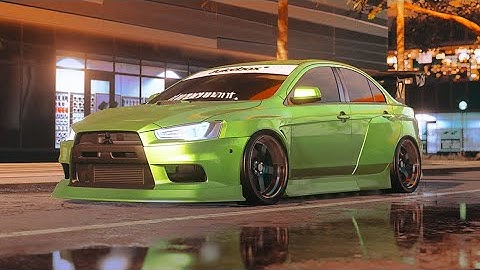 NEED FOR SPEED HEAT / FULL EVO X CUSTOMISATION / EXHAUST TUNING + GRIP HANDLING / 4K