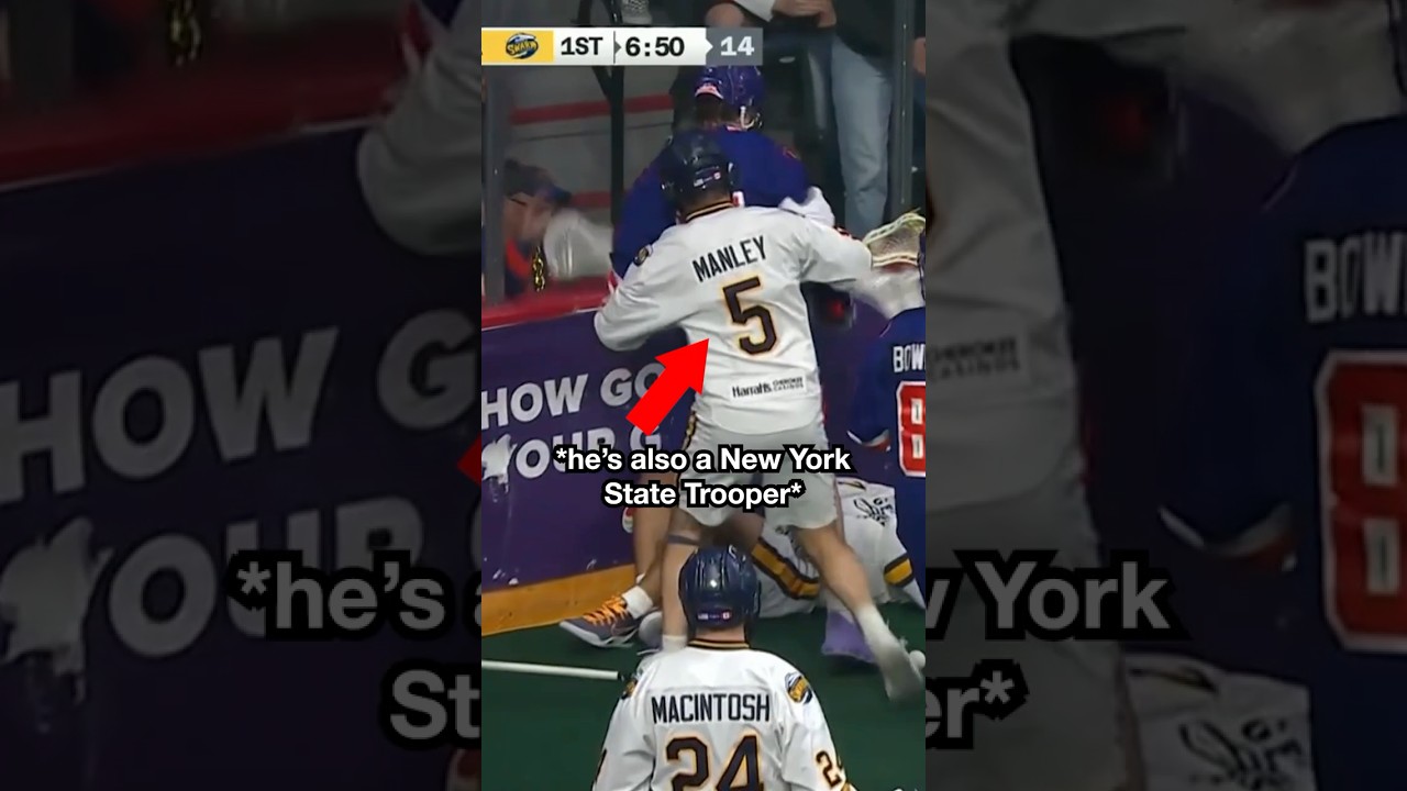 Mess with Mike Manley’s friends at your own risk ⚠️😳 (via @NLL @espn )