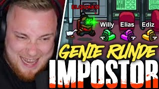 GENIE RUNDE als IMPOSTOR! 🥵👑 AMONG US mit ELI, WILLY, EDIZ, MERT, SEYYN & Co. 🔥 | SolutionPlayz