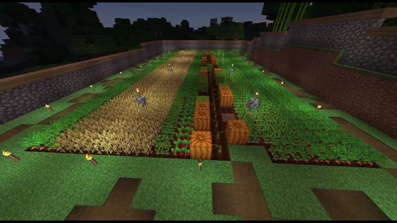 How to make your crops grow faster in minecraft (not reallife) YouTube