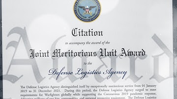 2023 Joint Meritorious Unit Award (open caption)