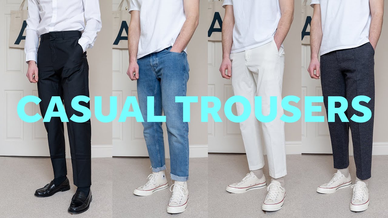 How To Style Smart Ankle Pants From Uniqlo For Men - YouTube