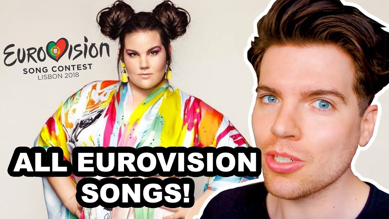 EUROVISION 2018 REACTION TO ALL SONGS (+MY TOP 5)
