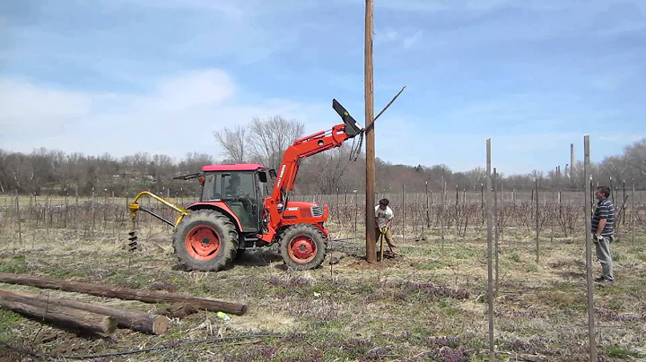 Raising the telephone pole
