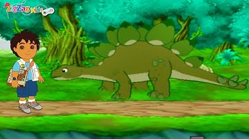 Go Diego Go! Great Dinosaur Rescue | Cones For Stegosaurus | Episode 6 | ZigZag Kids HD