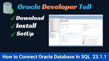 How to Connect Oracle Database with SQL Developer 23.1. 1 on Windows 11