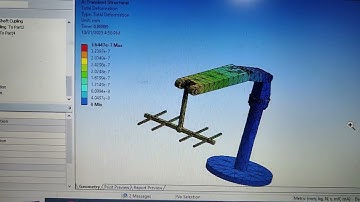 Transient Analysis of Robotic Arm using ANSYS WORKBENCH