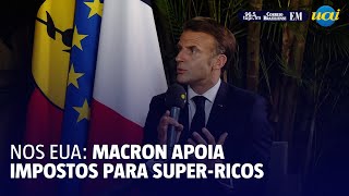 Presidente francês apoia imposto para super-ricos proposto por Lula