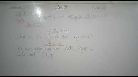 Class 5 (Computer), Chapter #9 Short Q/A #4.