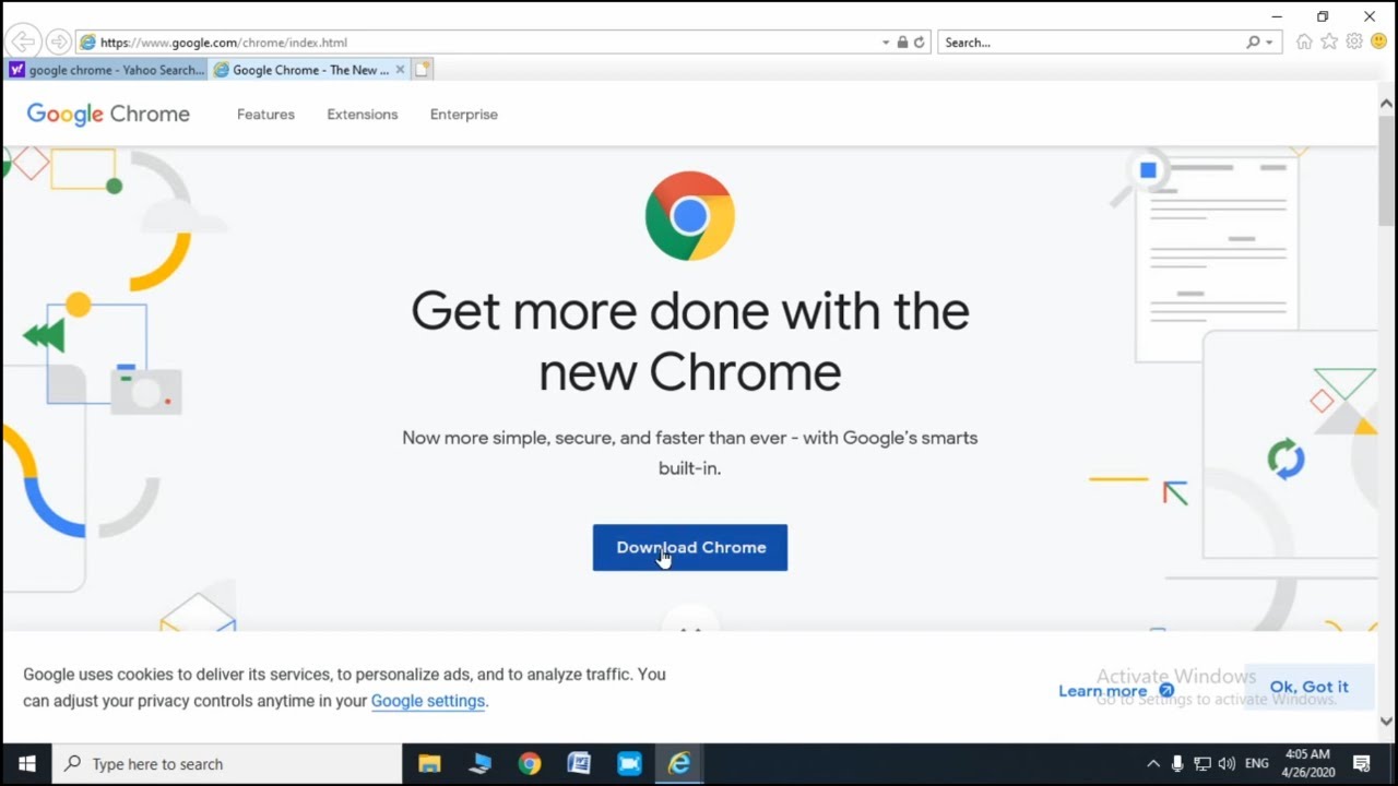 Установить новую версию гугл. Google Chrome 10. Окно браузера Chrome Windows 10. Google Chrome download Windows 10.