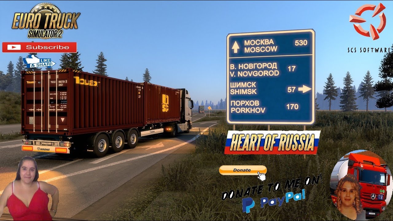 Euro Truck Simulator 2 1 40 Beta Road To Russia Next Stop Heart To Russia Dlc Dlc S Mods Youtube