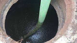 what you don’t want to see when you’re sucking your septic tanks