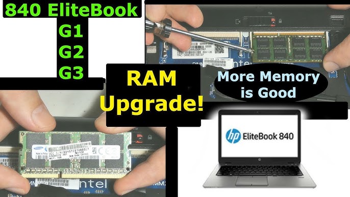 dine nyhed bue HP Elitebook 840 G1/G2/G3 Upgrade - RAM, SSD & Battery. #hp #laptopupgrade  - YouTube