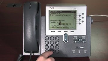Cisco 7900 series Phone Tutorial, Chapter 8: Directory