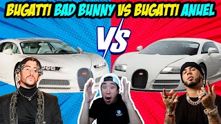 The difference between Anuel's and Bad Bunny's Bugatti 😂🤣