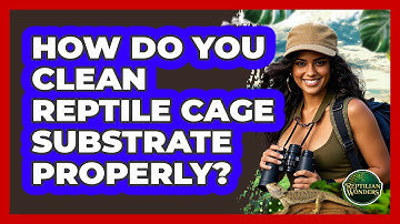 How Do You Clean Reptile Cage Substrate Properly? - Reptilian Wonders