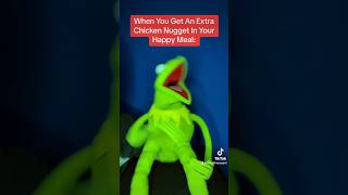 When You Get A Extra Chicken Nugget In Your Happy Meal TIKTOK With Kermit The Frog