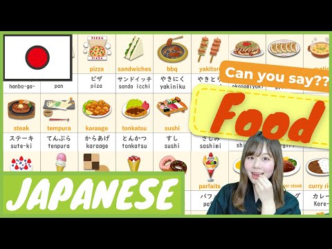 JLPTN5 Food たべもの Tabemono MUST KNOW Japanese Vocabulary