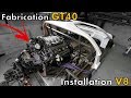 GT40 Project - Installation du moteur V8 sur la GT40, le scanne a fonctionné ??! [GT40 project #14]