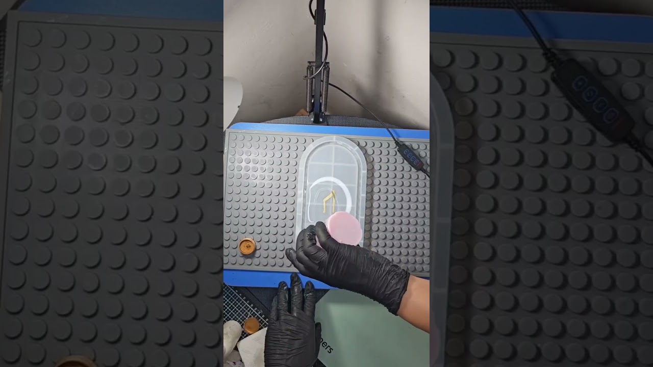 Custom Resin Rune Trays | Fehu, Uruz & Algiz | Black and Gold Art I Handmade For a Special Customer 