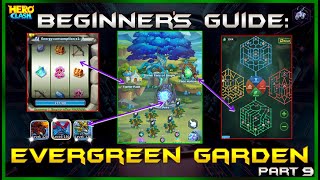 The Evergreen Garden Explained! | The Jungle Blessing, Pets, Spin wheel | Hero Clash Ep. 9