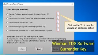 How To Get Winman TDS Software Surrender Code