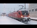 ❄ ÖBB Dornbirn, Vorarlberg: Winterliche Zugfahrten mit einer nicht alltäglichen Ansicht im Unterland
