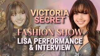 Lisa Performance Interview at Victoria Secret Fashion Show
