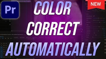 Color Correct Video in Premiere Pro with ONE click