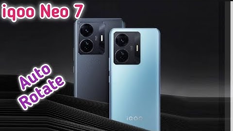 Auto Rotate Screen In Iqoo Neo 7, Rotate Screen Setting In Iqoo Neo 7,