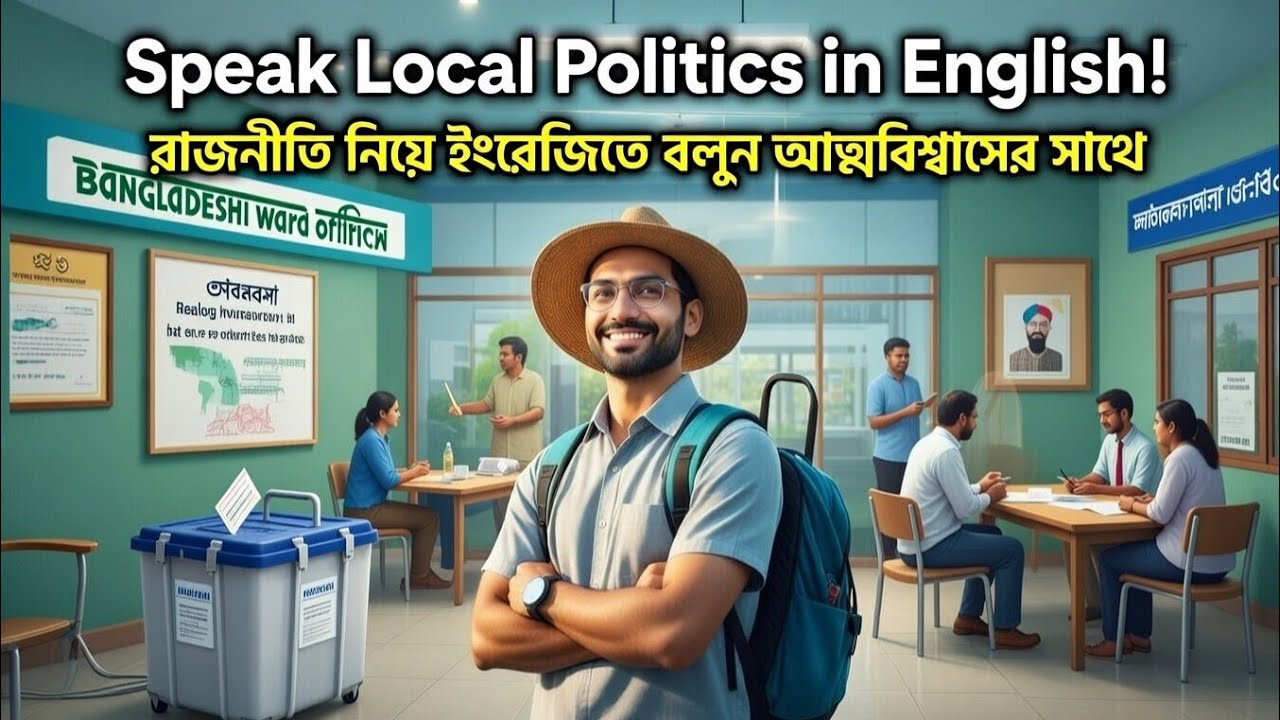বাংলাদেশে লোকাল পলিটিক্স ইংরেজি কথোপকথন | Local Politics English Conversations