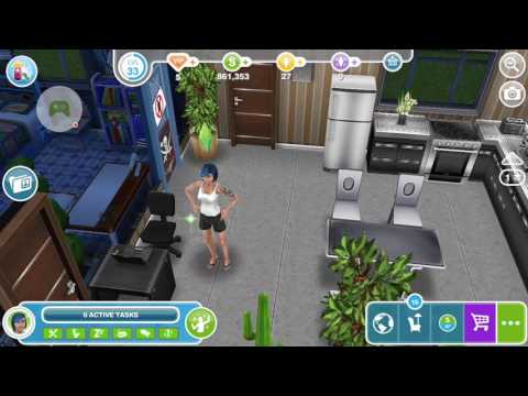 The Sims Free play - How to Make Your Sims VOMIT !!!