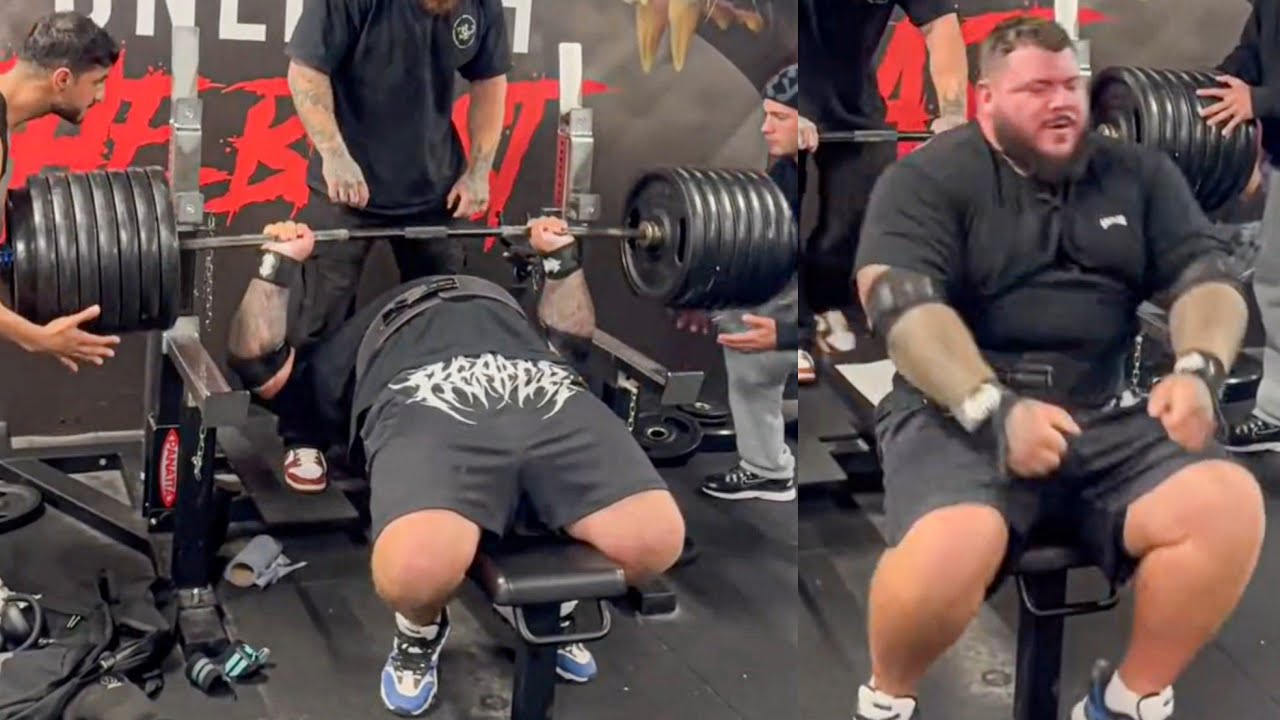 Muscle Reaper Gym Reaper's New Bench Record Scares Me (New PR) - YouTube