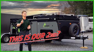 We Sold the FIRST ONE EVER! 2023 Aliner Evolution A Frame Pop up Travel Trailer Tour | Beckley's RVs