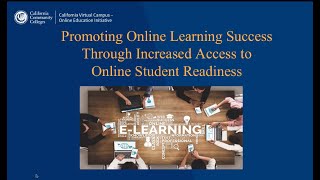 Promoting online learning success ...