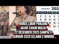 Libur Akhir Tahun 2025: 22 Des-5 Jan 🎉
