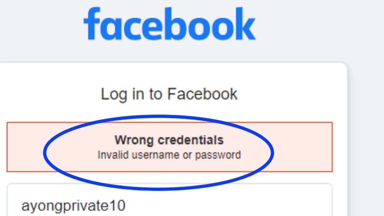 Password credentials