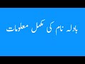 Badla Name Meaning -Badla Name Ka Matlab Kya Hai