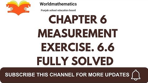 PSEB 5th maths exercise 6.6/ chapter 6 Measurement / fully solved exercise